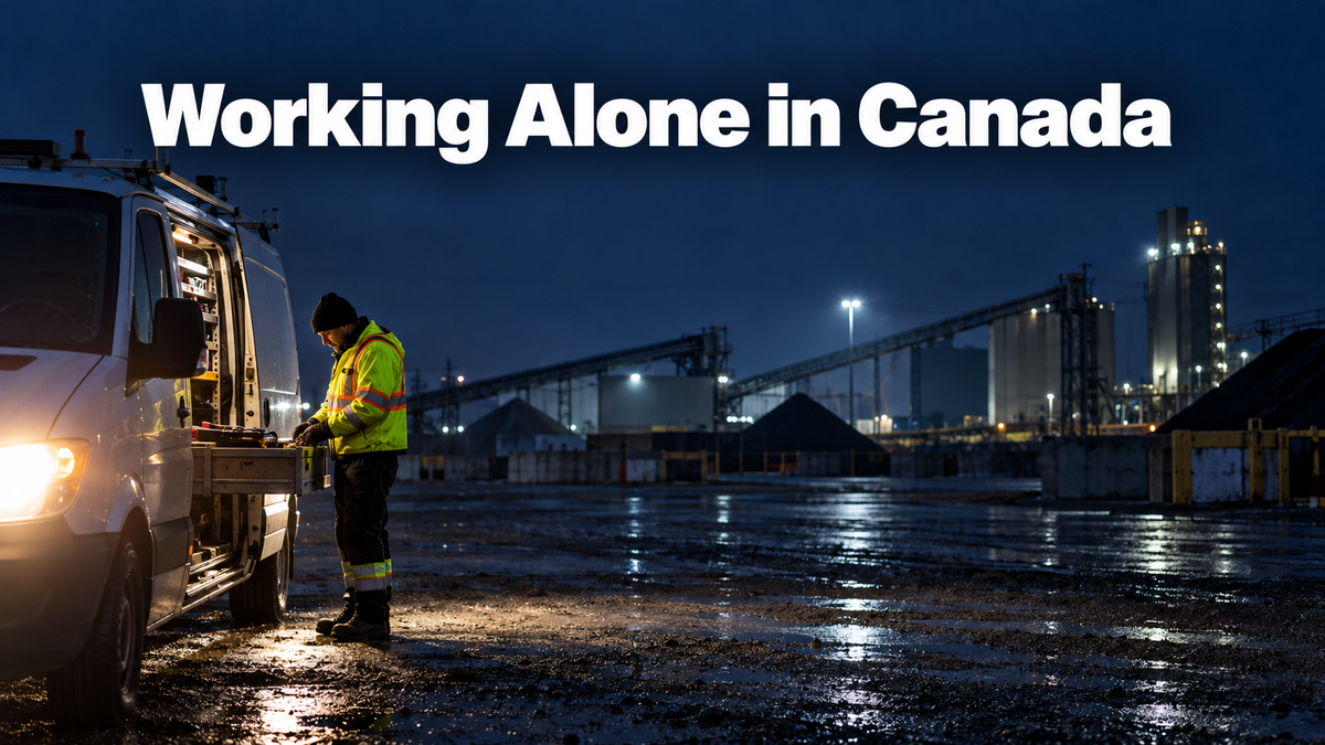Working Alone in Canada: Why a Cell Phone Is Not a Safety Plan (2026)