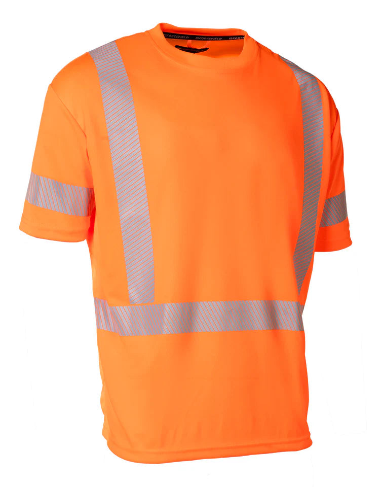 Hi Vis Crew Neck Short Sleeve Ultrasoft Technical Tee