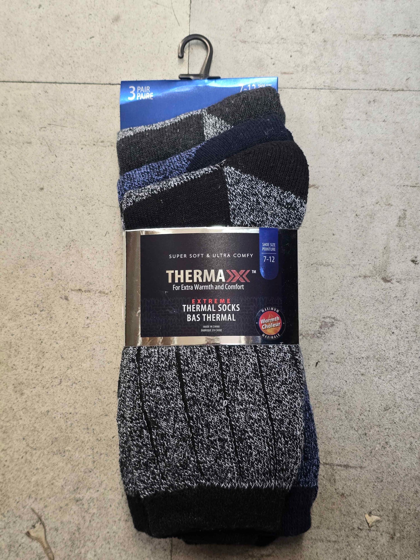 Men’s 3 Pack Thermal HEAT Socks