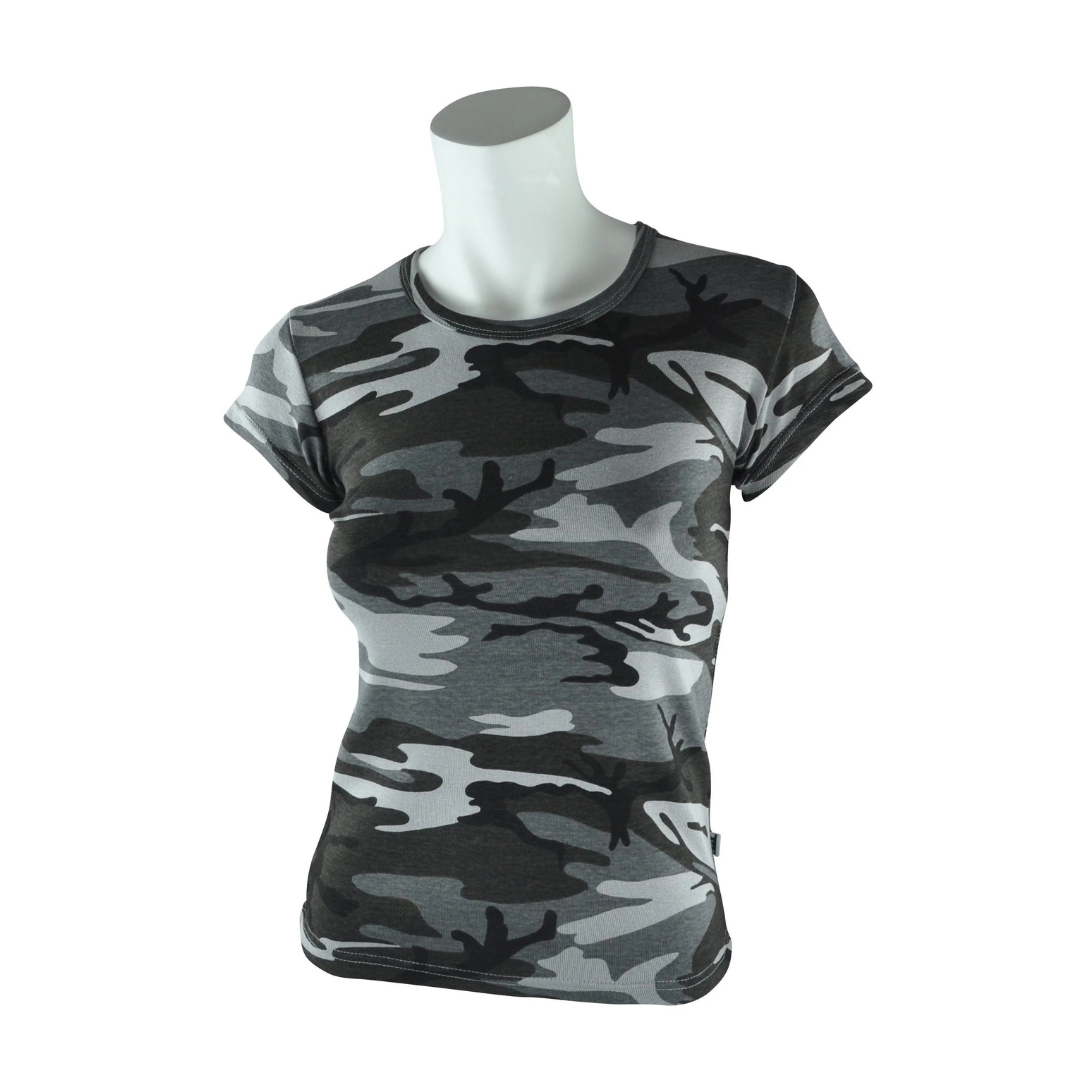 CAMOUFLAGE T-SHIRT 100% COTTON