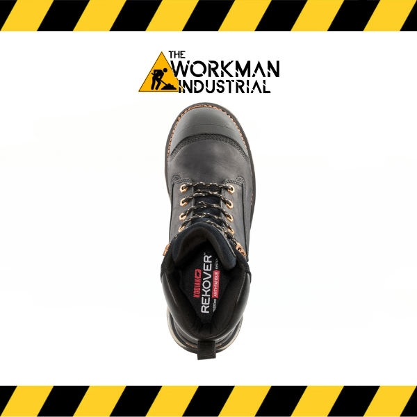 View of the aggressive Vibram TC4+ rubber outsole on the KODIAK Neragon boot.