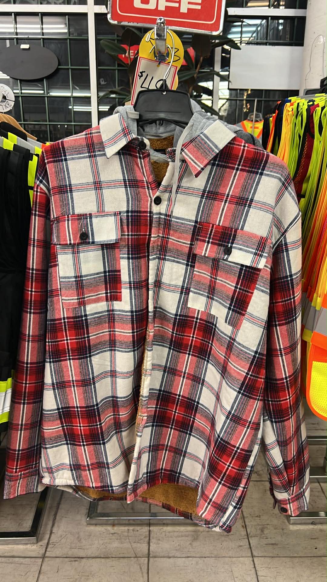 RETRO STITCH SHERPA HOODIE