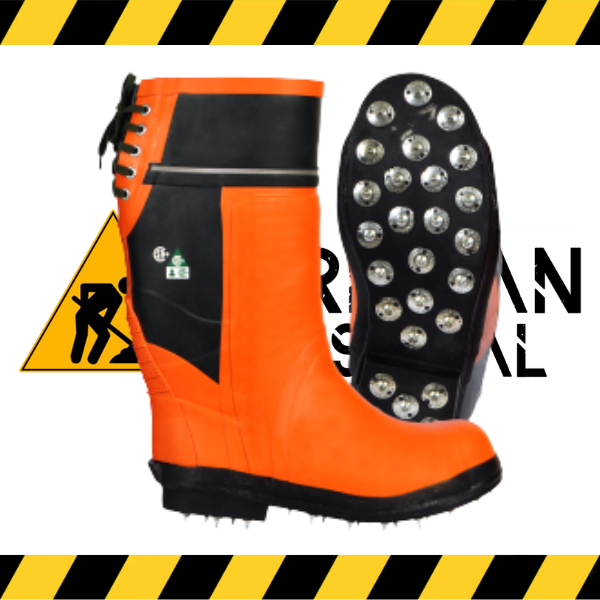 Viking Timberwolf CSA caulk boots for logging and forestry.