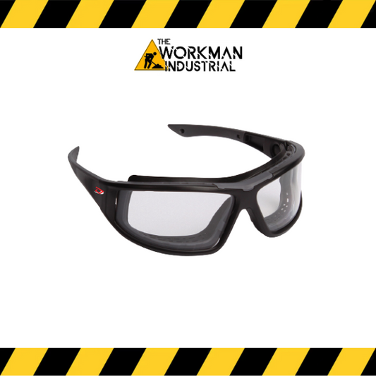 Dyna-Seal full-frame sealed safety glasses.