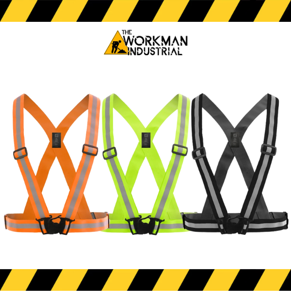 Forcefield hi-vis adjustable safety sash.