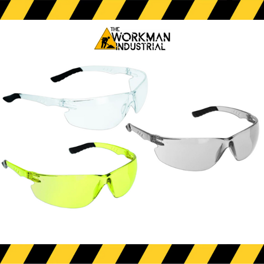 Forcefield Firebird frameless safety glasses.
