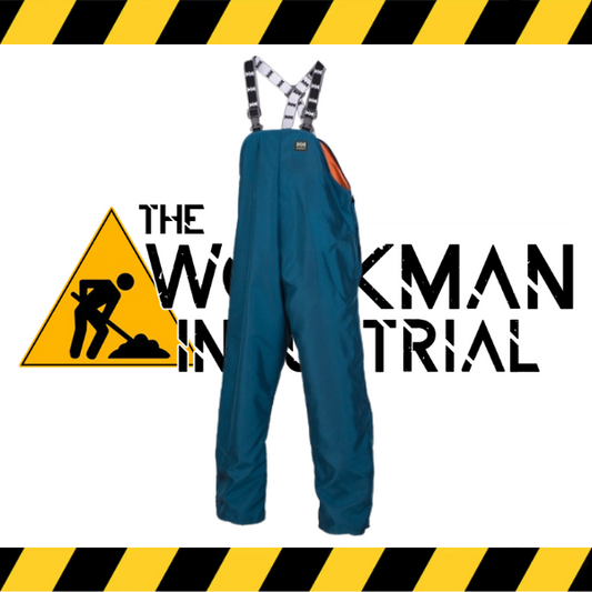 Helly Hansen Armor waterproof rain bib with MicroWeld seams.