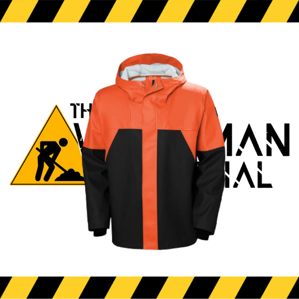 Helly Hansen Storm technical waterproof rain jacket.
