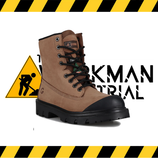JB Goodhue Sprint 8-inch insulated and heat-resistant CSA work boot.