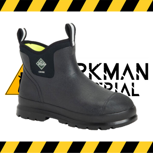 The Muck Chore Classic Waterproof Chelsea Boot in black.