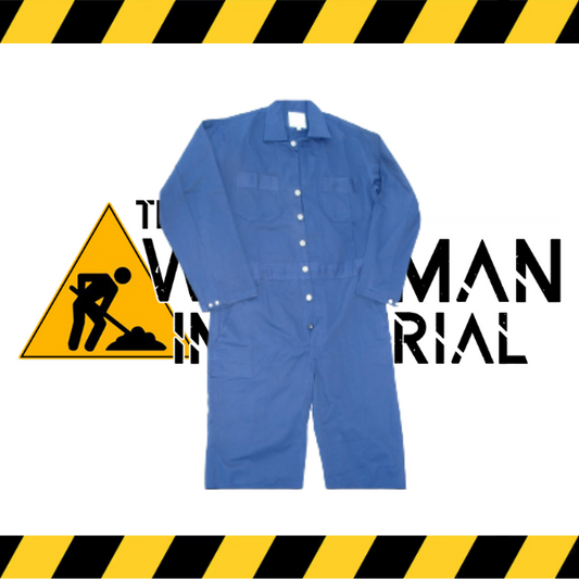 NomadPro 100% cotton navy blue work coveralls.