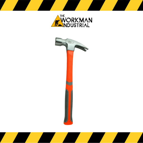 The Premium Tools 24oz Framing Hammer with fiberglass handle.