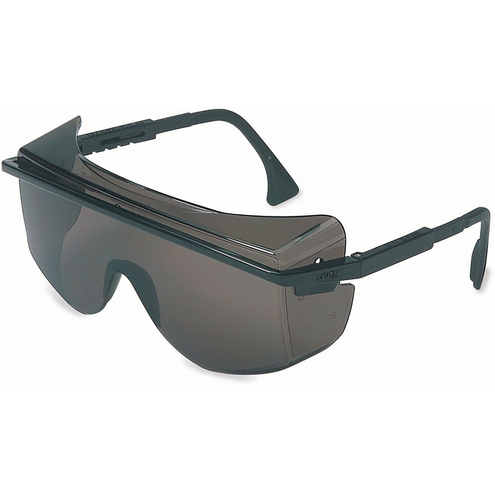 UVEX Astrospec 3001 Black Safety Glasses with Gray Anti-Fog Lens