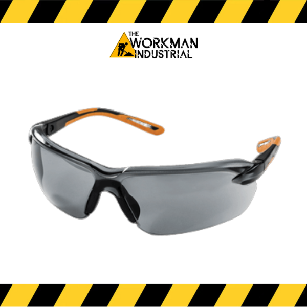 Sellstrom XM310 ballistic-rated safety glasses with adjustable temples.