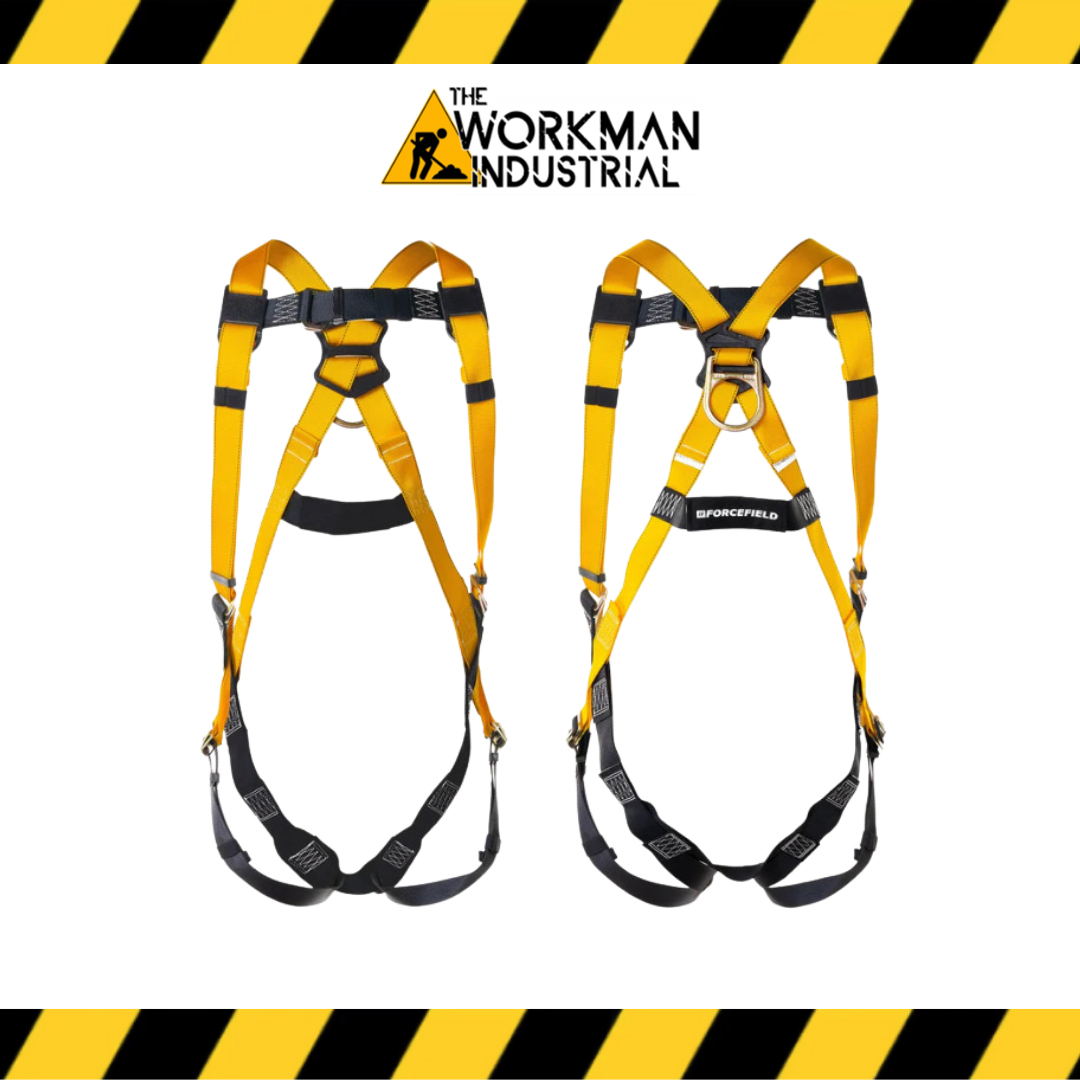 Forcefield Fall Protection Harness with 5 Adjustment Points