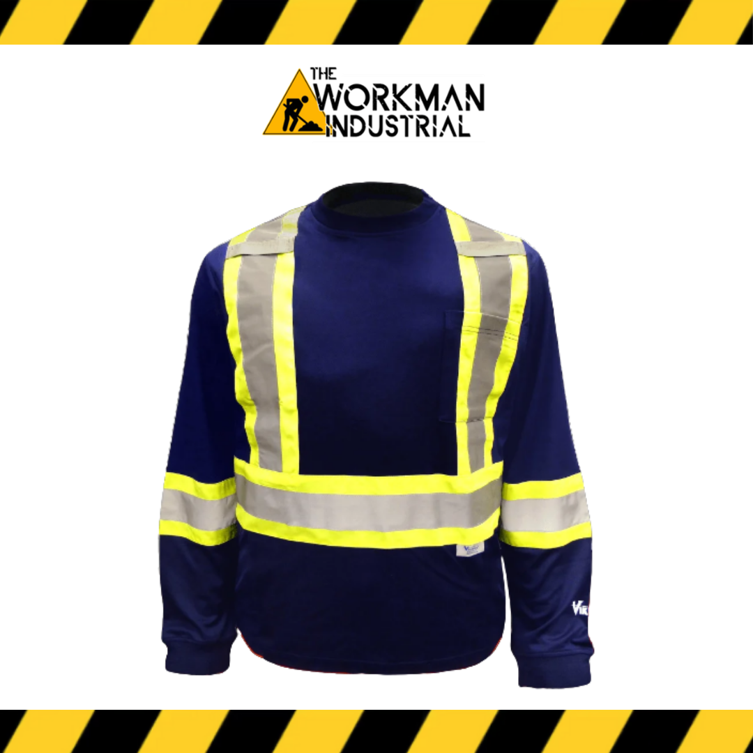 Viking Cotton Lined Safety Long Sleeve Shirt