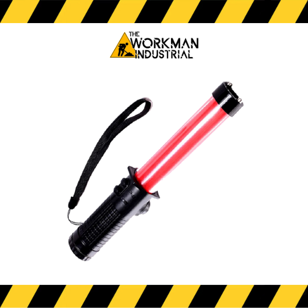 Plasticade 12-inch 5-in-1 LED safety wand and emergency tool.