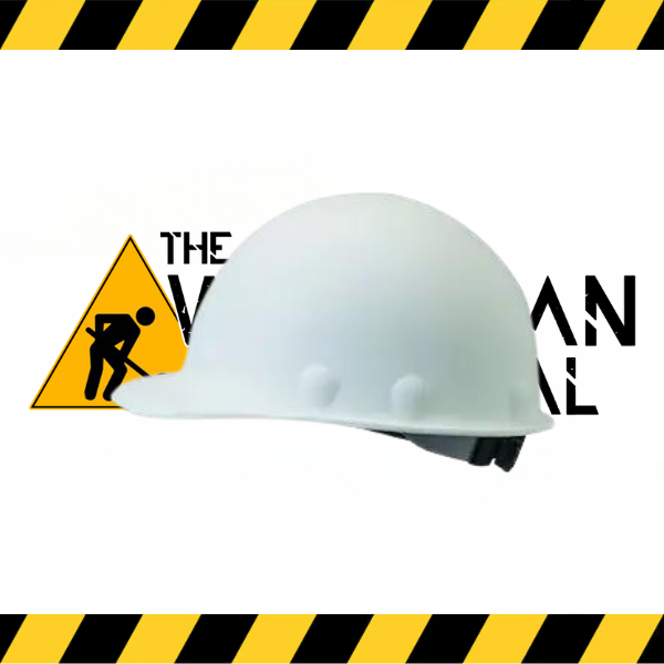 Honeywell Fibre-Metal full brim hard hat with 8-point suspension