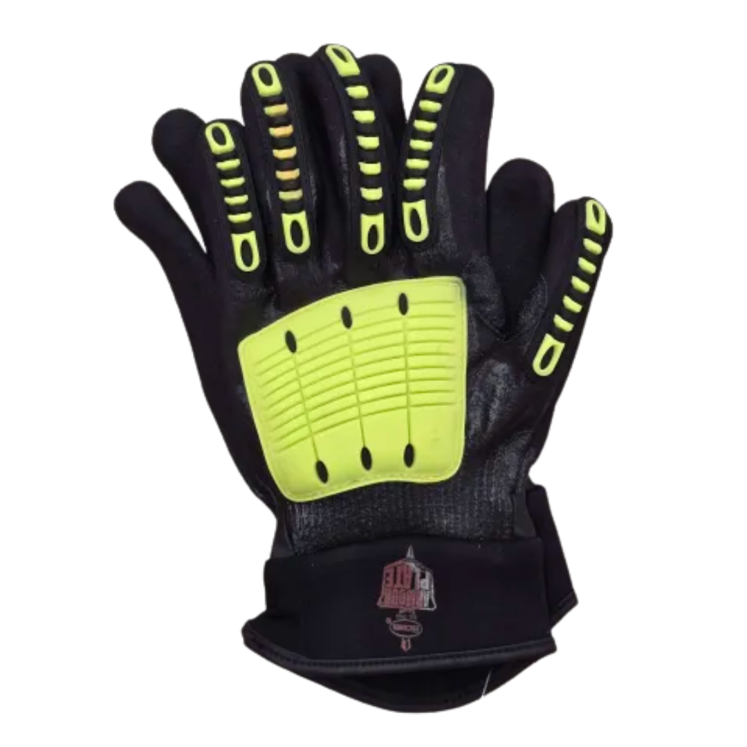 BOSS ARMOUR PLATE GLOVES Black/Green