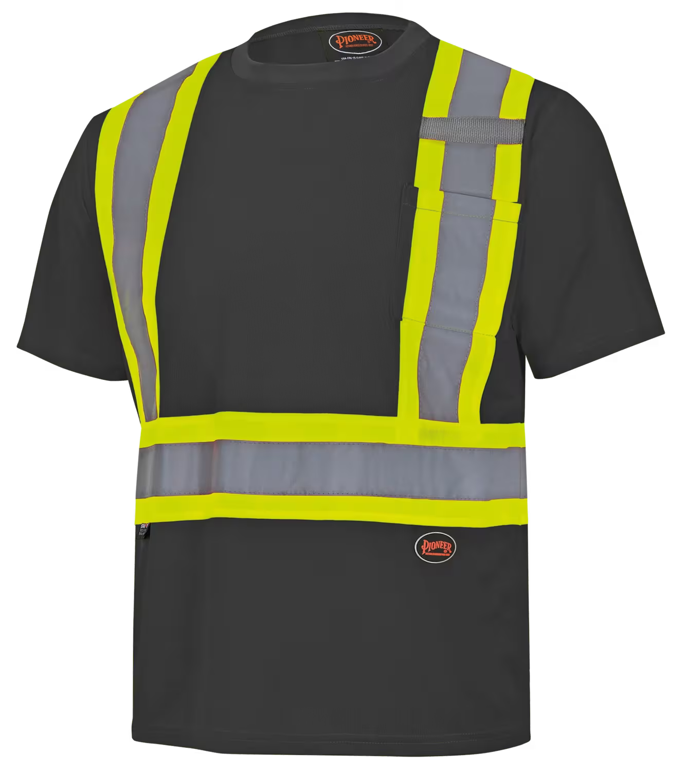 Pioneer Birdseye Safety Tshirt Tape on sleeves
