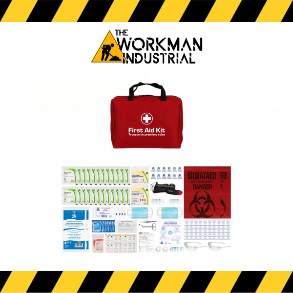 Redi-Medic WorkSafeBC Basic First Aid Kit in a nylon case.