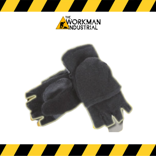 World Famous fleece flip-style mitts with Thinsulate insulation.