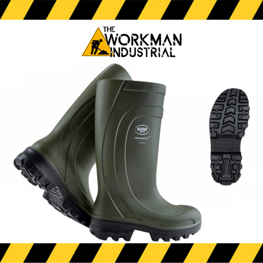 Bekina Thermolite insulated PU safety boot for extreme cold.