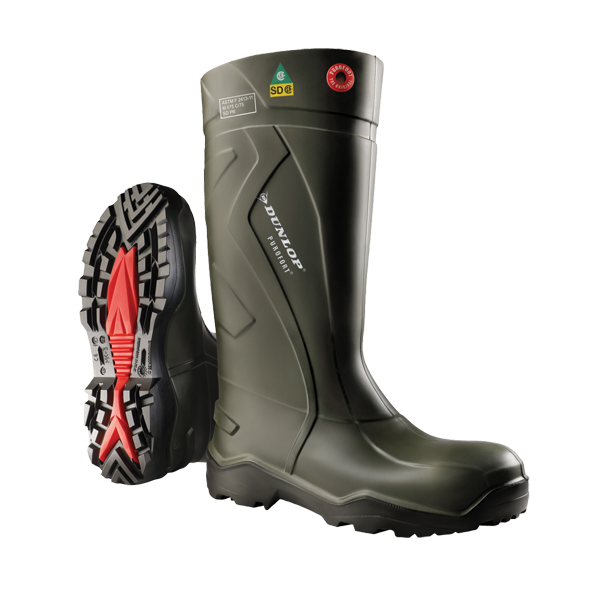 Dunlop Purofort+ Steel Toe Steel Plate Full Safety PU Boots