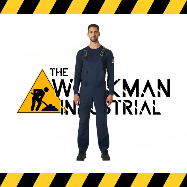 Front view of the Helly Hansen Oxford Work Bib Pants.