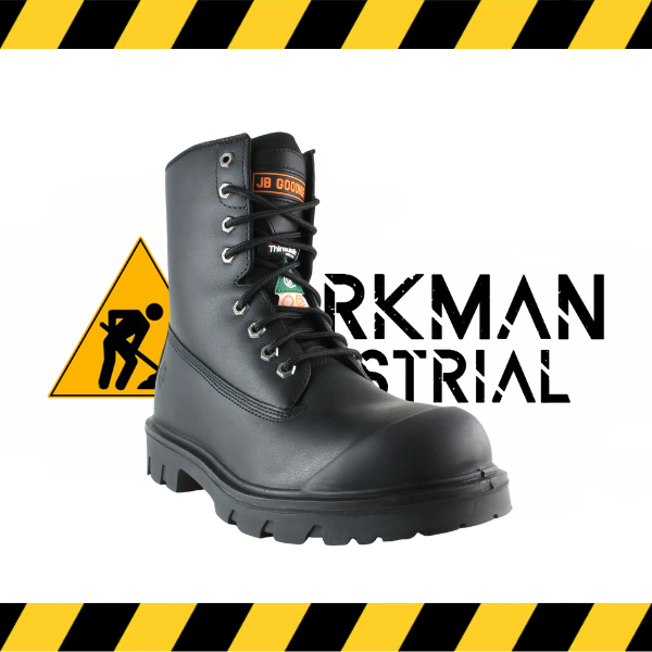 JB Goodhue Sprint 8-inch insulated and heat-resistant CSA work boot.