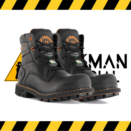 JB Goodhue Sentinel7 6-inch ergonomic insulated CSA work boot.