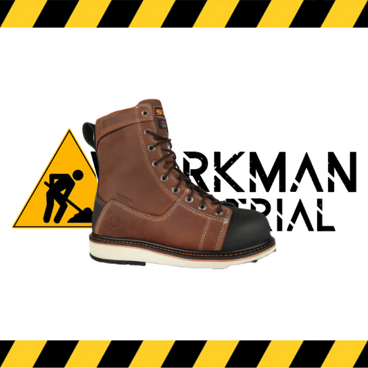 STC Blacksmith 8-inch waterproof and insulated steel toe work boot.