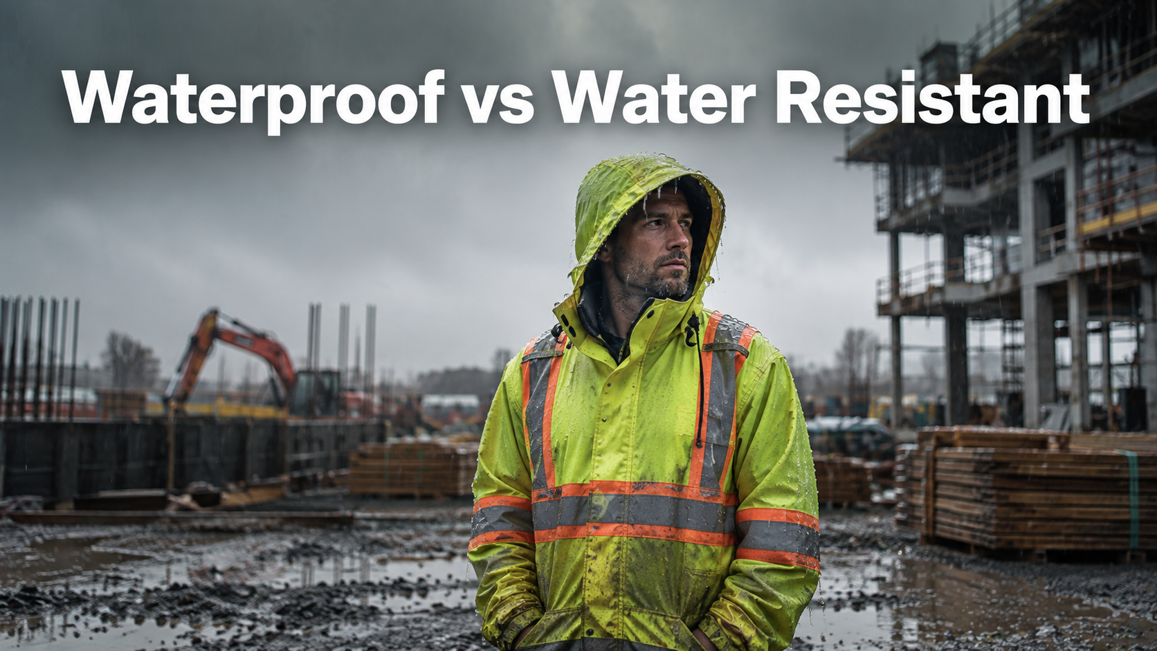 Waterproof vs Water Resistant Workwear: What the Ratings Actually Mean in Canada (2026)