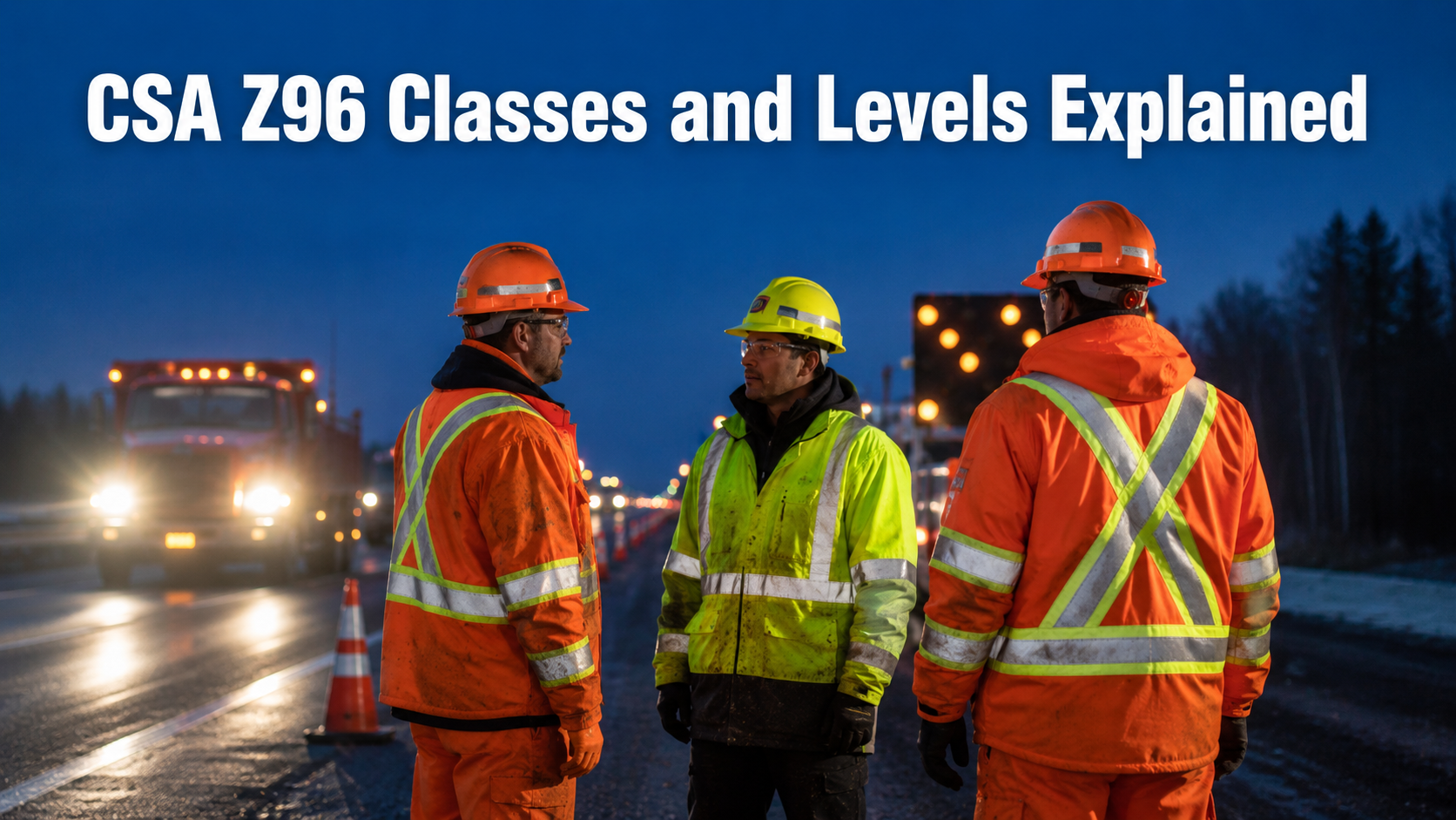 CSA Z96 Hi-Vis Classes and Levels Explained: Class 1, 2, 3 and Level FR (2026)