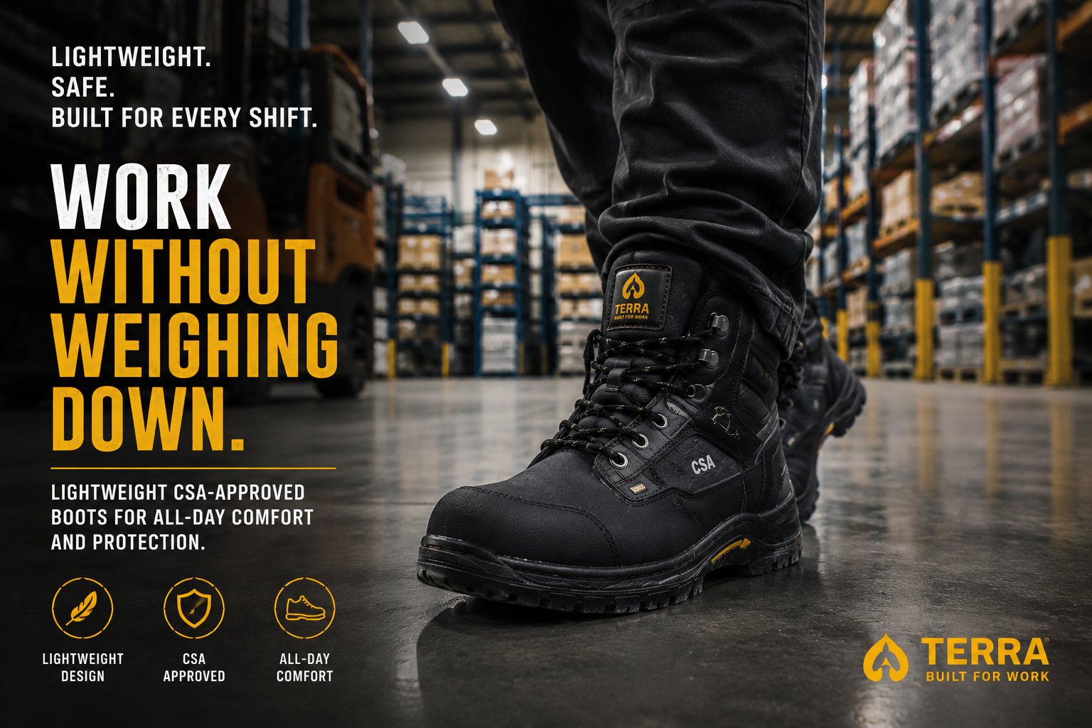 Best Work Boots for Warehouse Workers in Canada (2026 Guide)