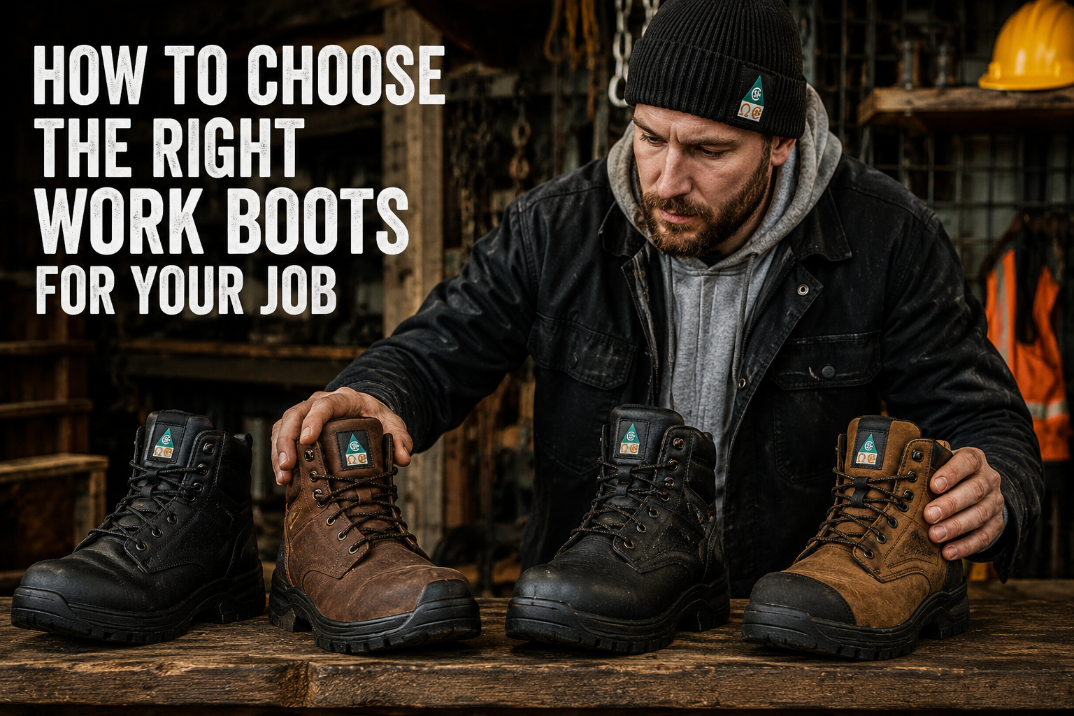 How to Choose the Right Work Boots for Your Job in Canada (2026 Guide)