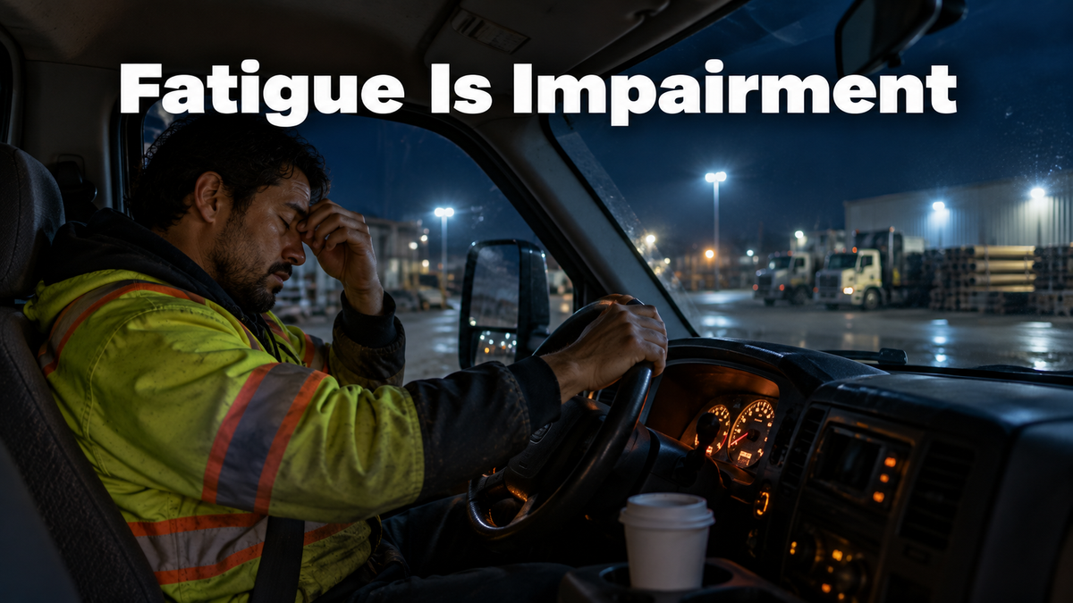 Fatigue Is Impairment: What 24 Hours Awake Does to a Worker (2026)