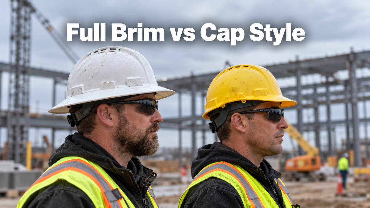 Full Brim vs Cap Style Hard Hats: Choosing Head Protection in Canada (2026)