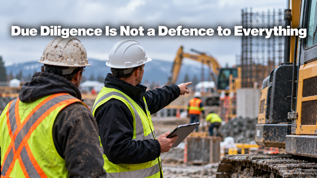 Due Diligence Is Not a Defence to Everything