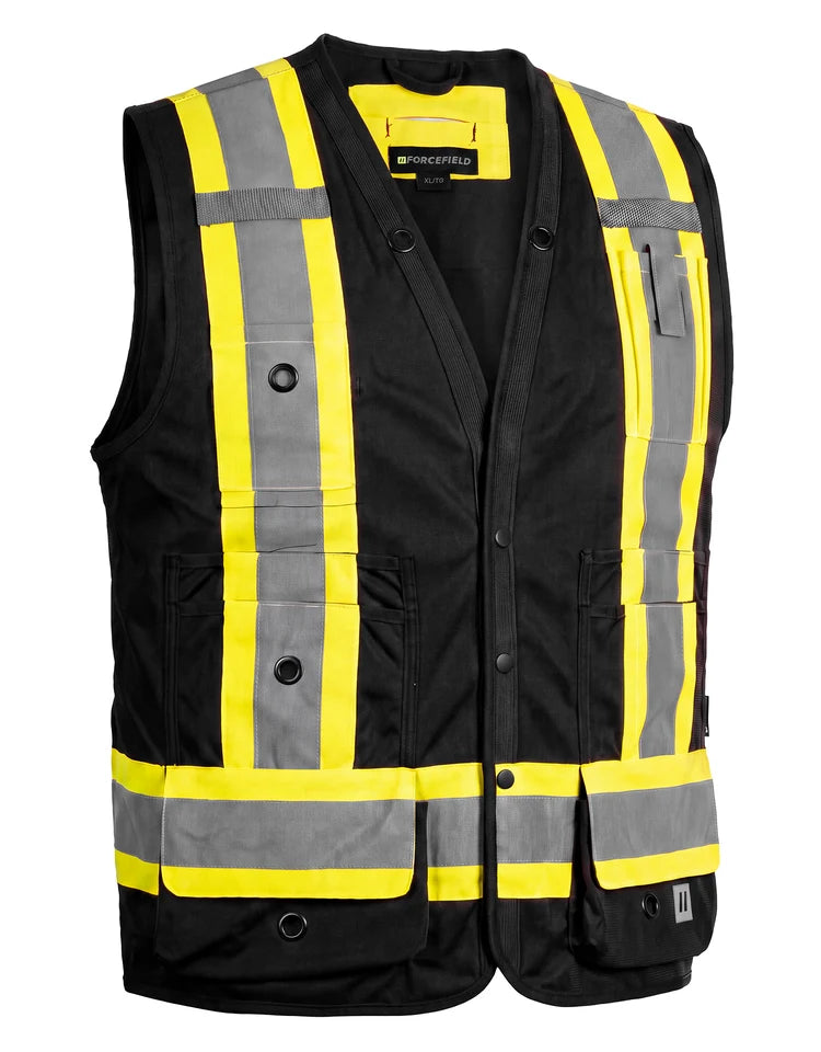 Forcefield Hi Vis Safety Surveyor's Vest