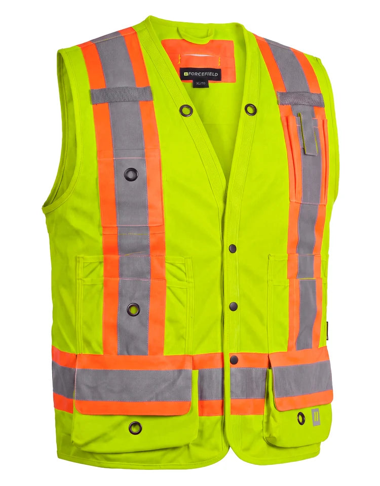 Forcefield Women's Hi Vis Safety Surveyor's Vest
