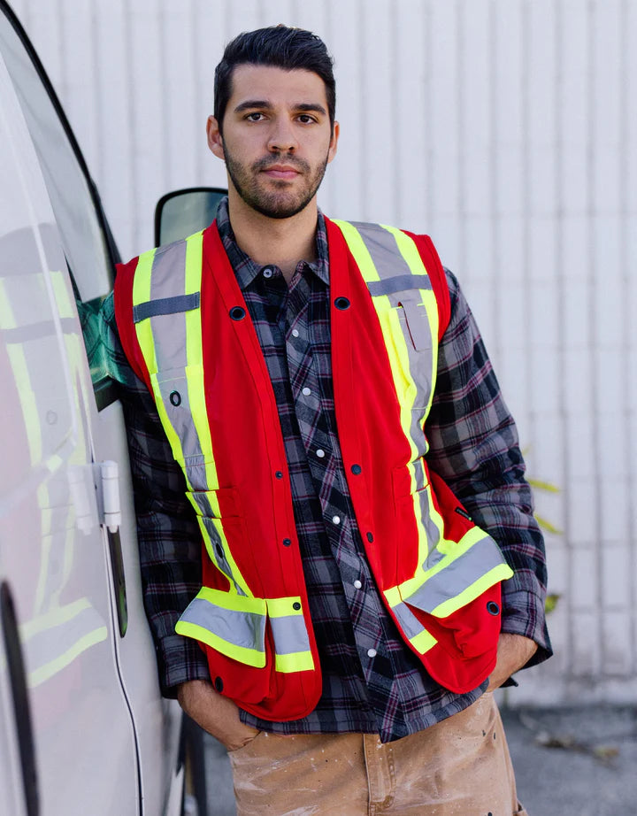 Forcefield Hi Vis Safety Surveyor's Vest