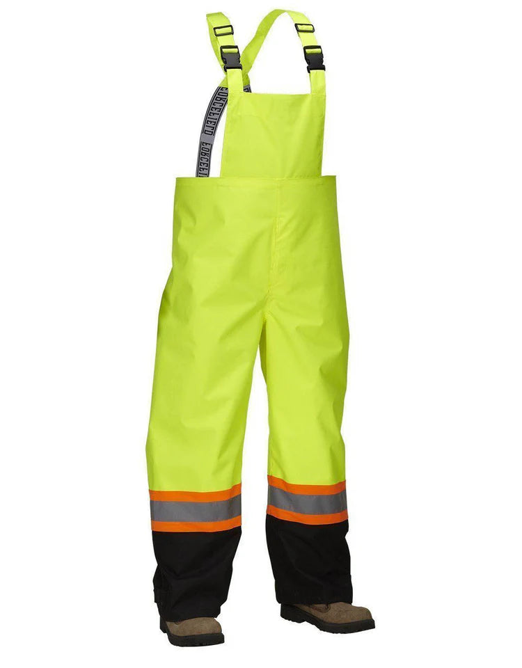 Forcefield Hi Vis Safety Rain Overall