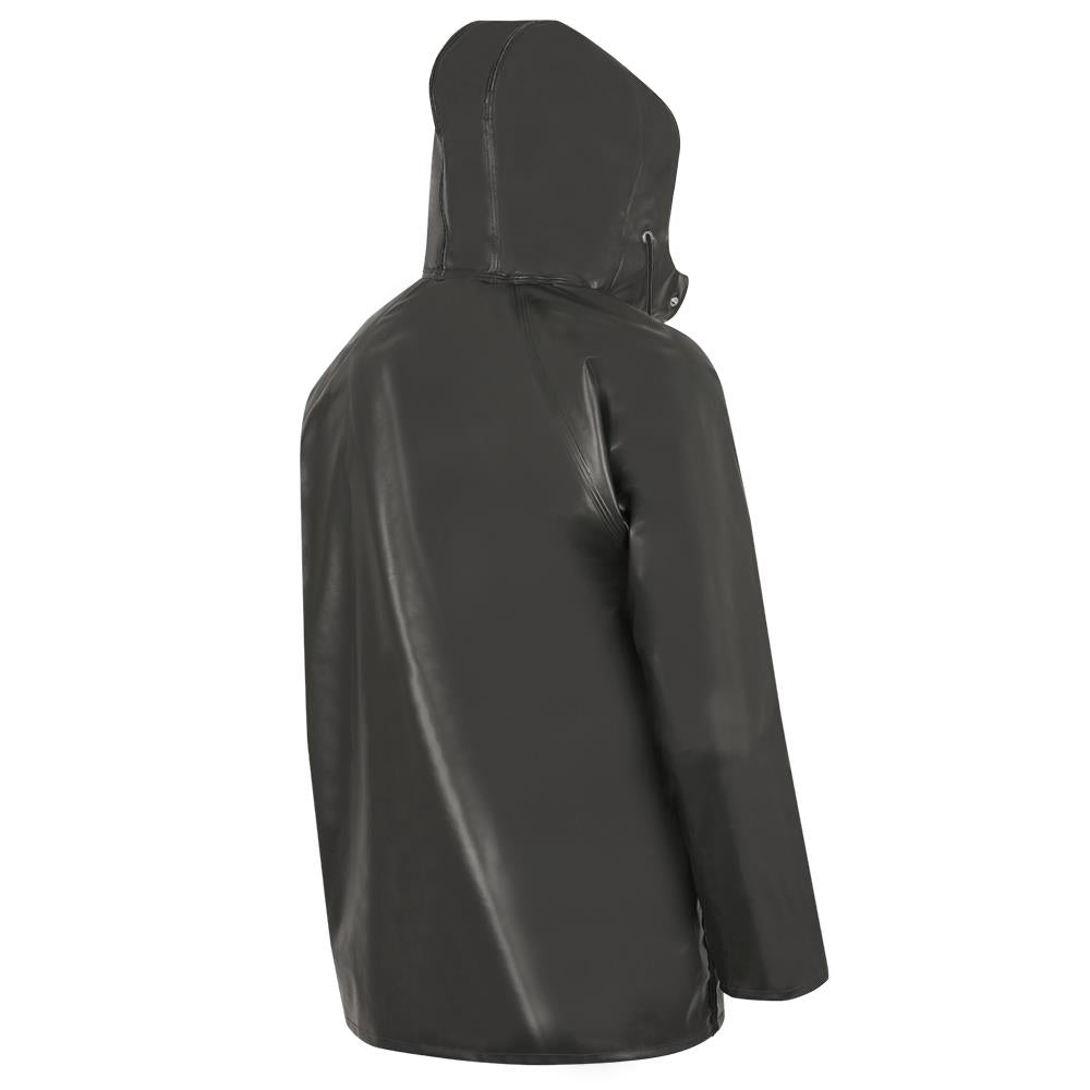 Ranpro Defender Premium PVC Hooded Jacket - 100% Waterproof - Dark Green