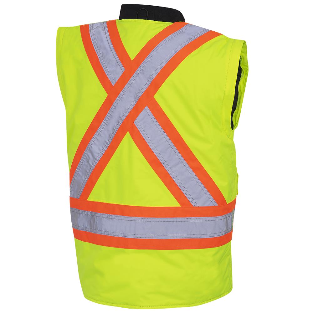 PIONEER 7-in-1 Waterproof Parka – Hi-Vis Yellow/Green w/ Black Bottom