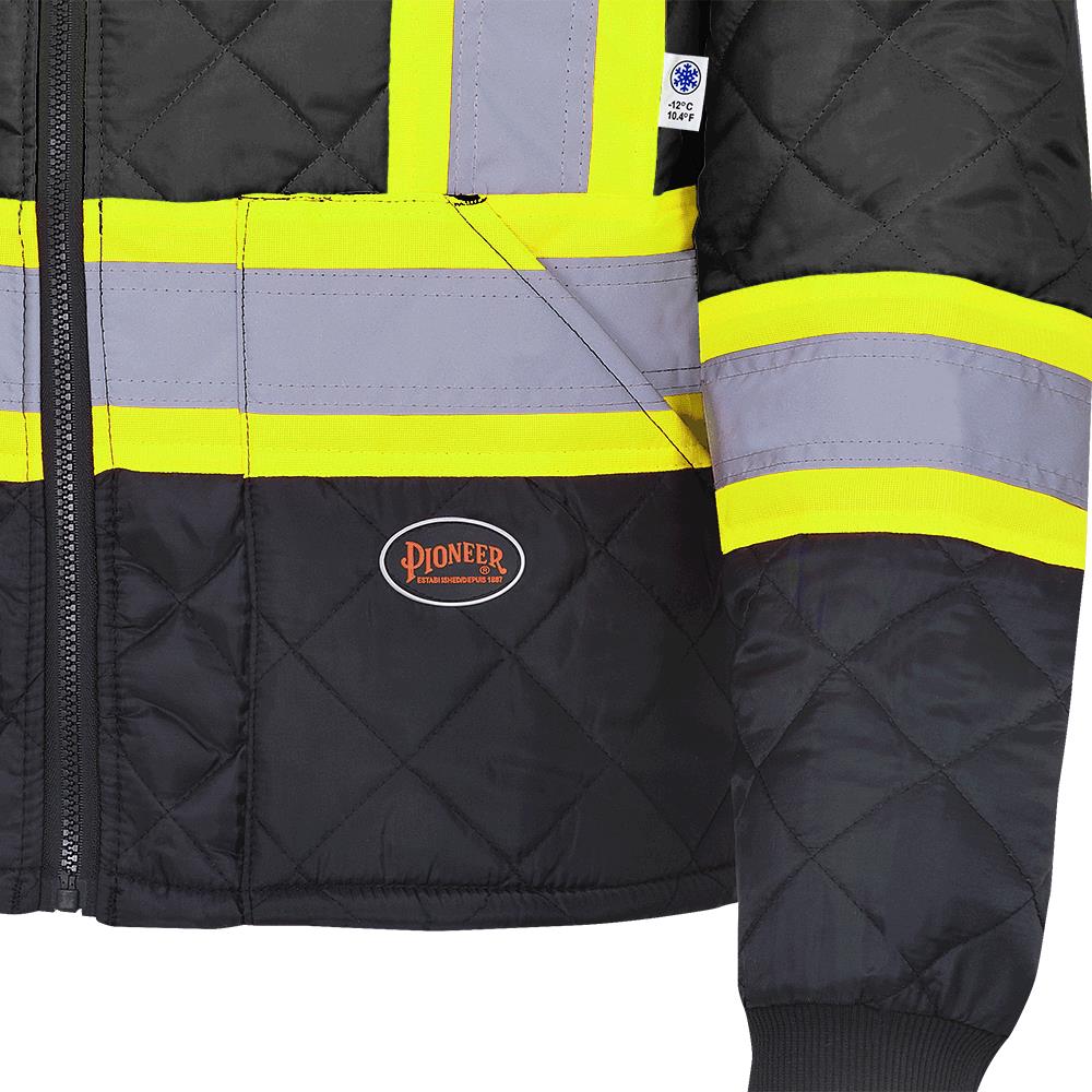 Pioneer Hi-Vis Quilted Freezer Jacket