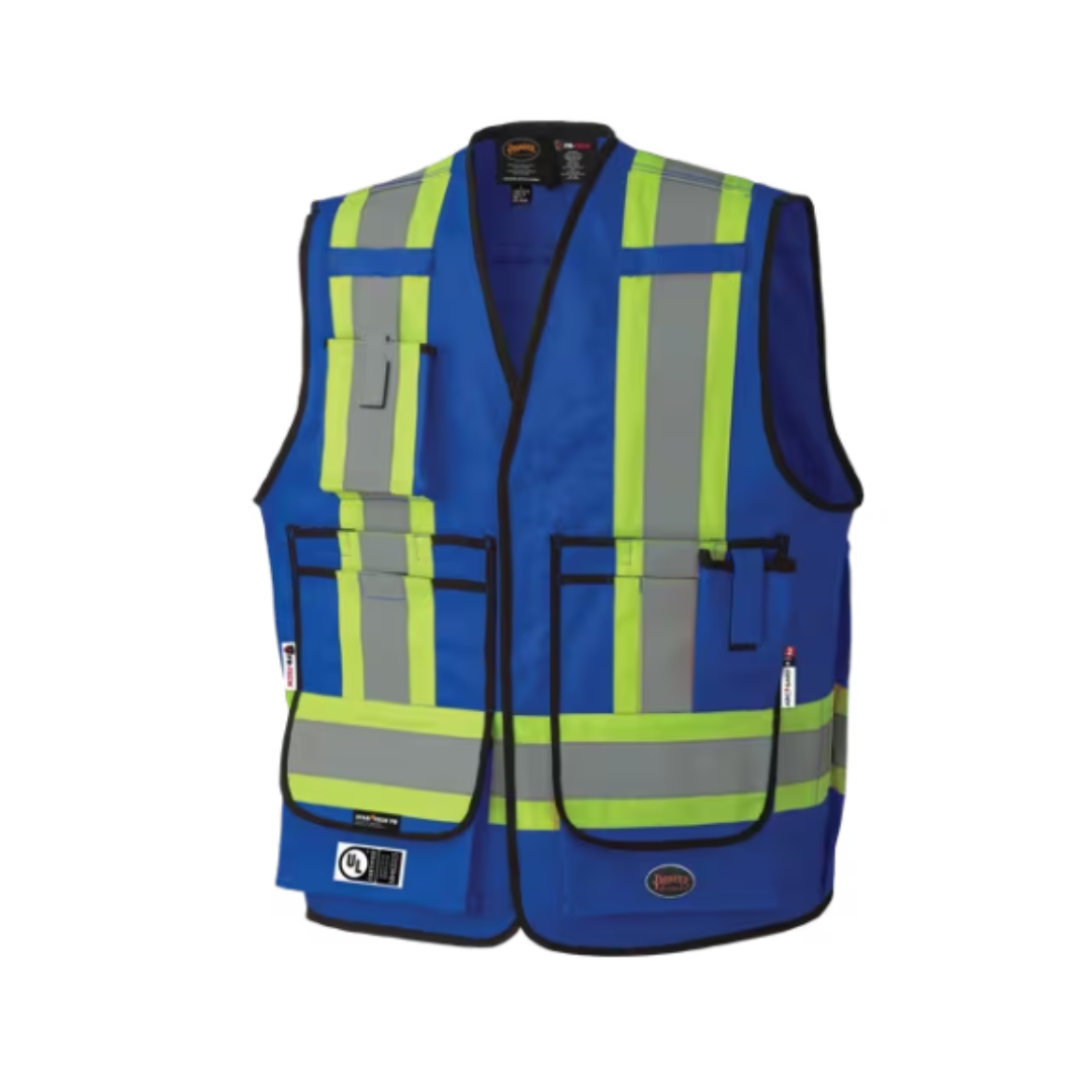 Pioneer FR-Tech Hi-Vis 88/12 7 oz FR/ARC–Rated Surveyor's Safety Vest