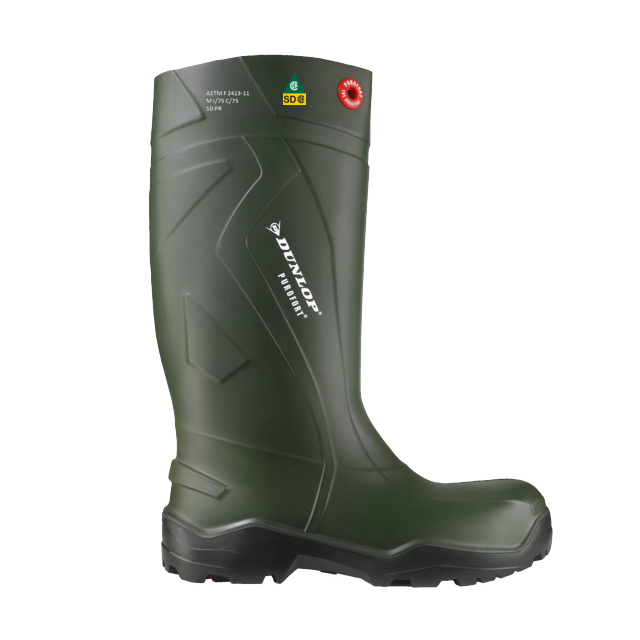 Dunlop Purofort+ full safety Green/Black