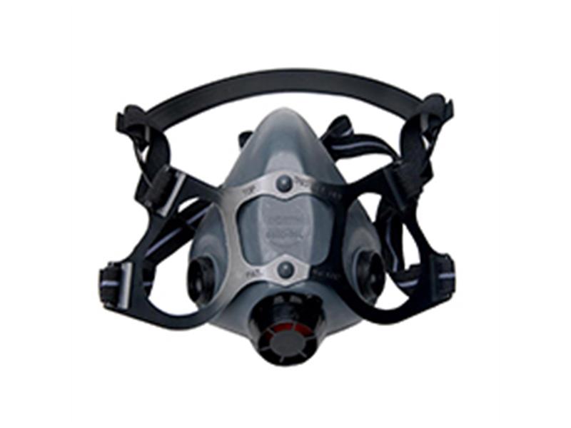 Honeywell North 5500 Half Mask Elastomeric With Dual Cartridge Connectors For N Series. Size Medium