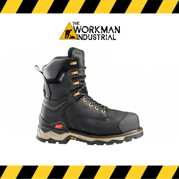 Side profile of the KODIAK Neragon boot showing the TPU toe guard and heel cup.
